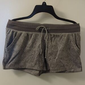 Xhilaration Heathered Brown Women's Athletic Shorts